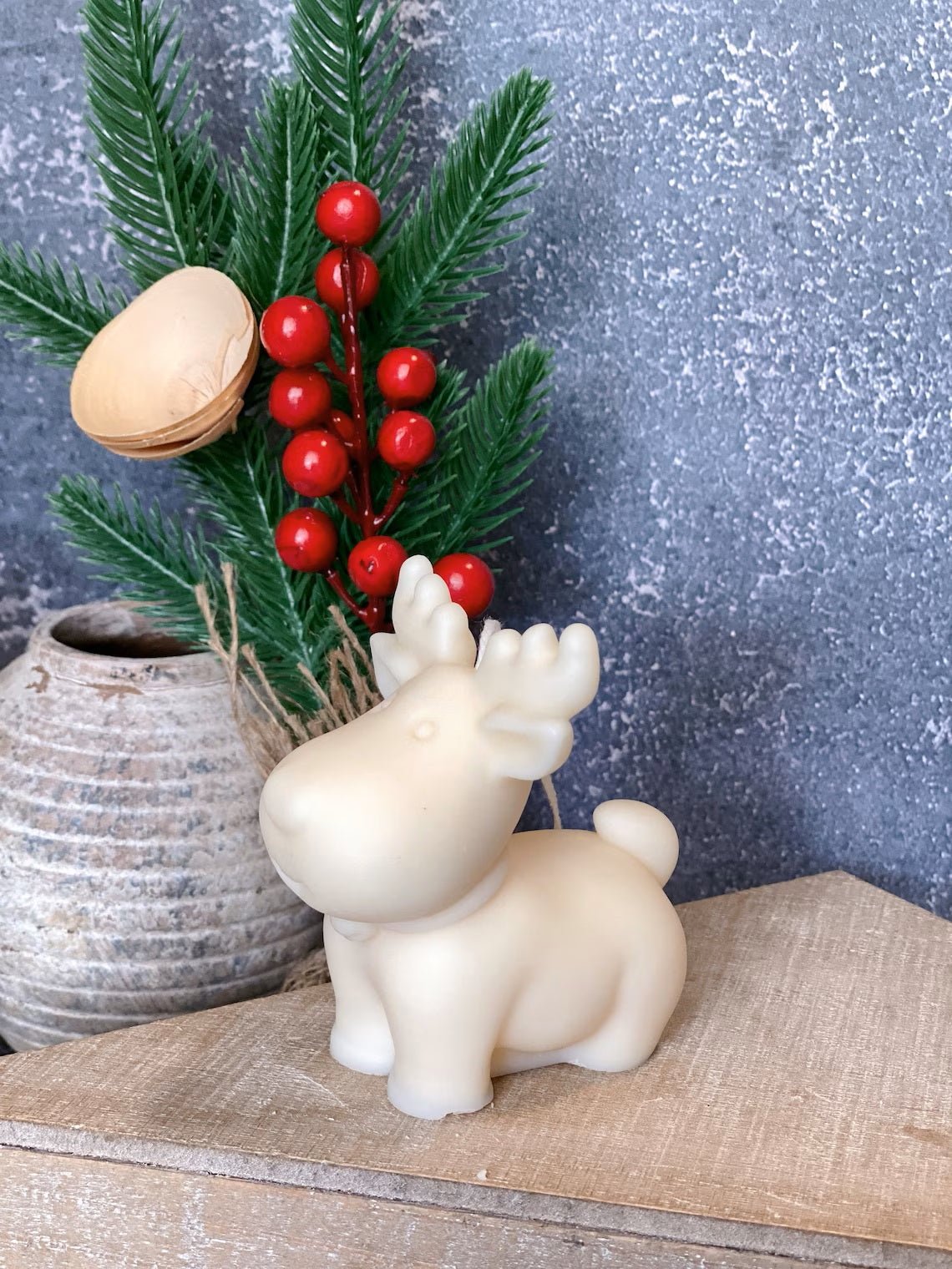 Reindeer Holiday Soy Candle